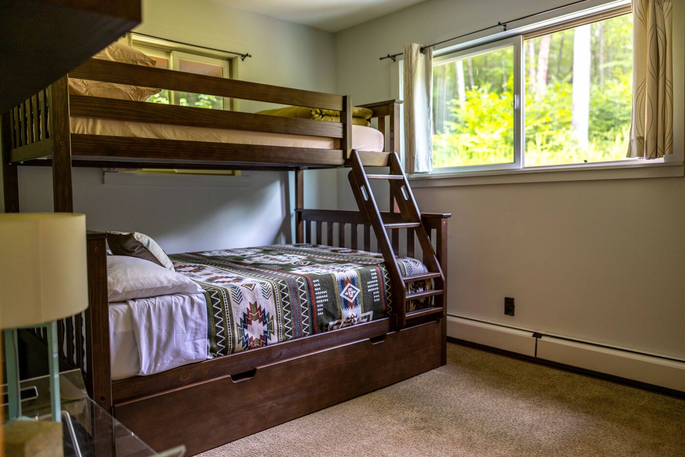 The bunk room with twin-over-full bunk